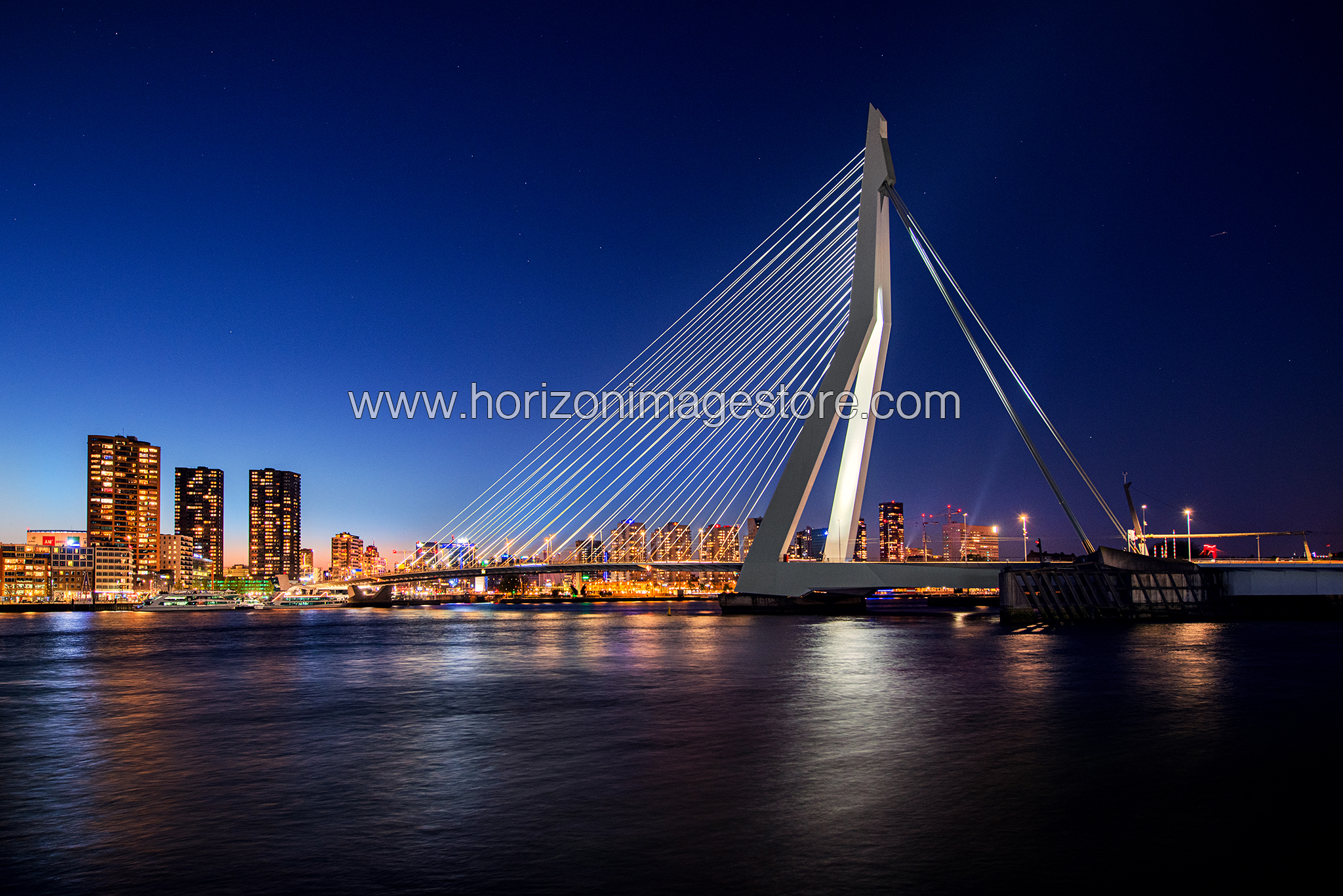 Rotterdam By Night Horizonimgestore Kimbalster3819
